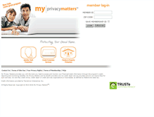 Tablet Screenshot of myprivacymatters.com